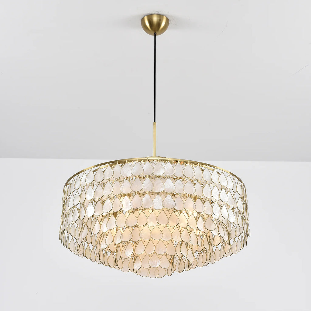 Teardrops Shell Chandelier