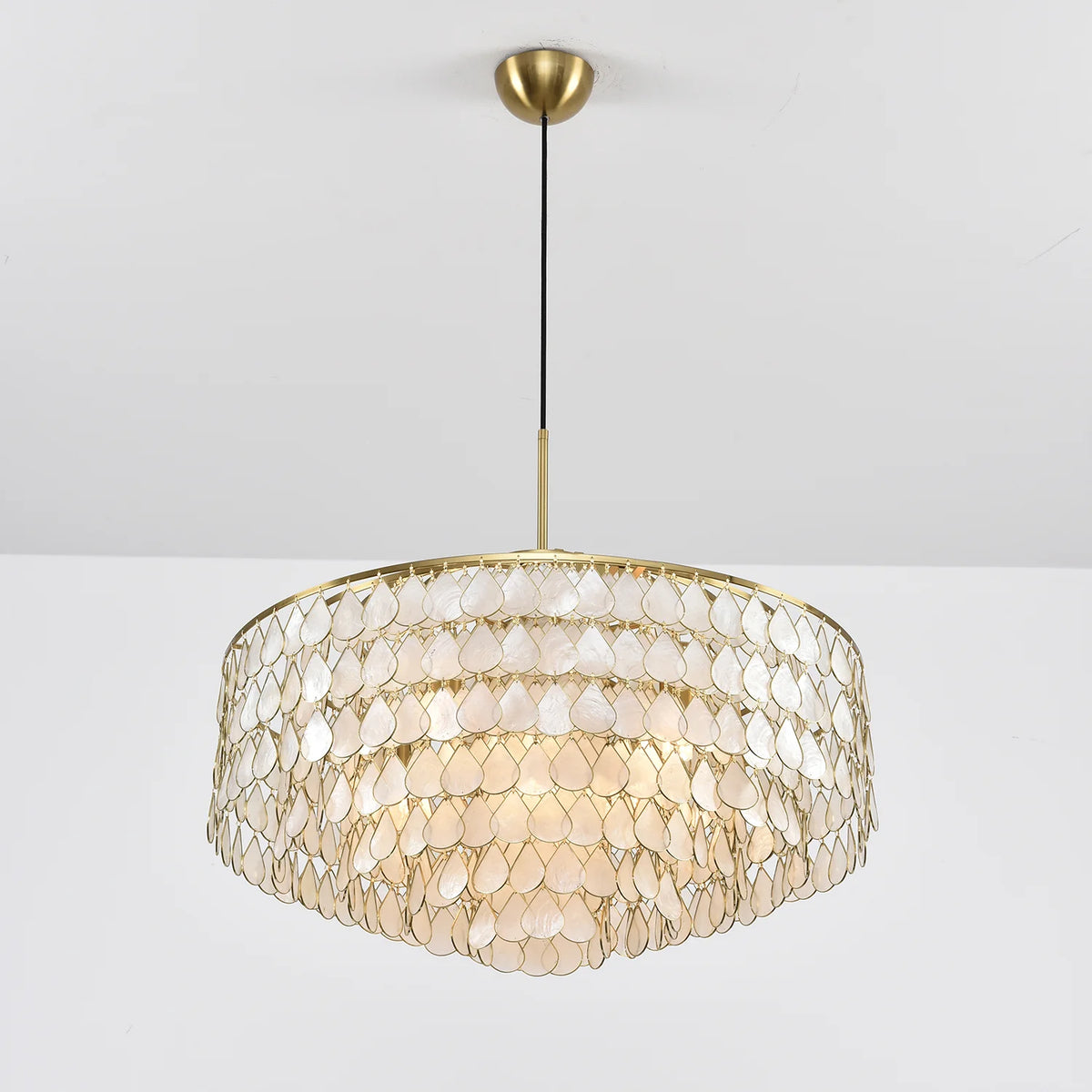 Teardrops Shell Chandelier