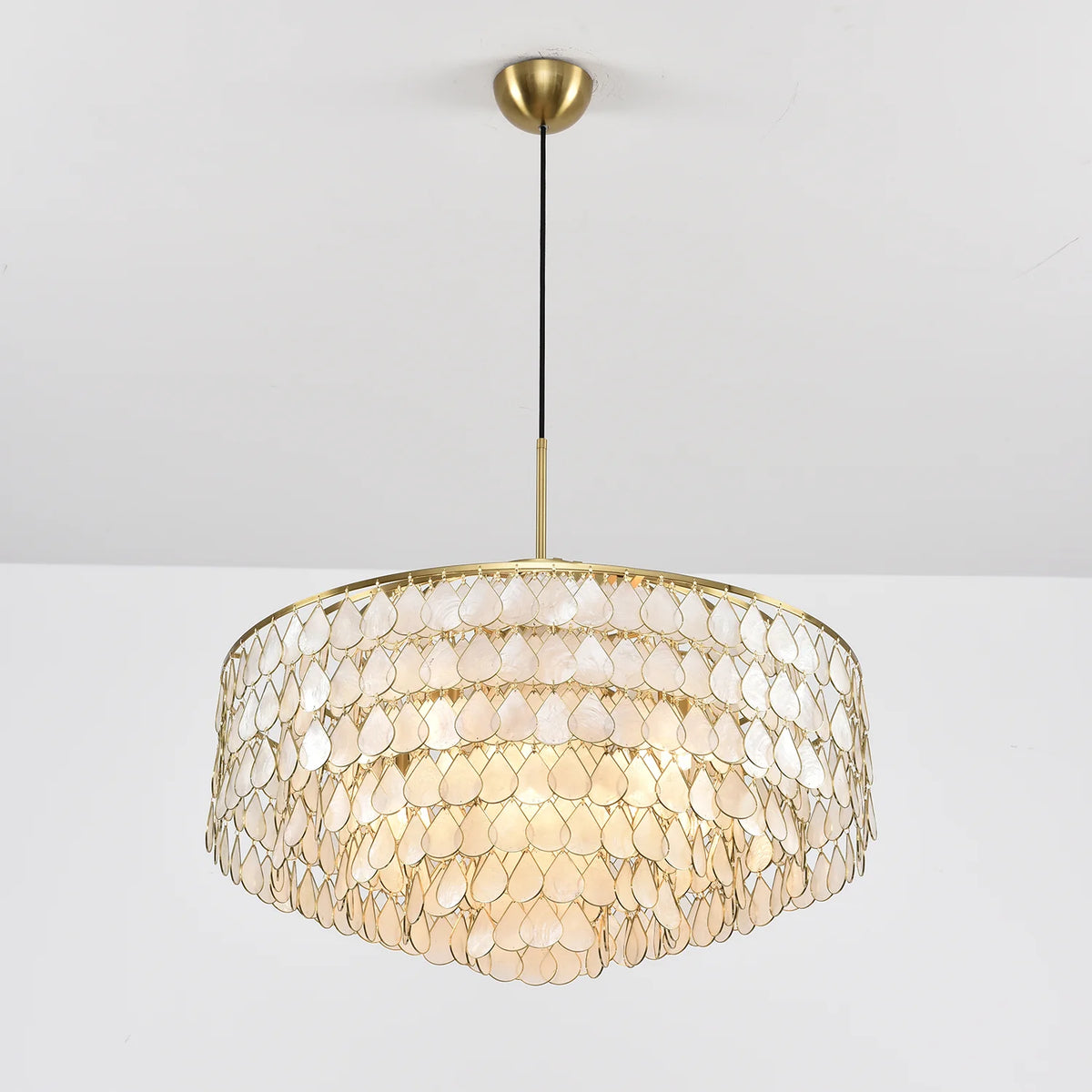 Teardrops Shell Chandelier
