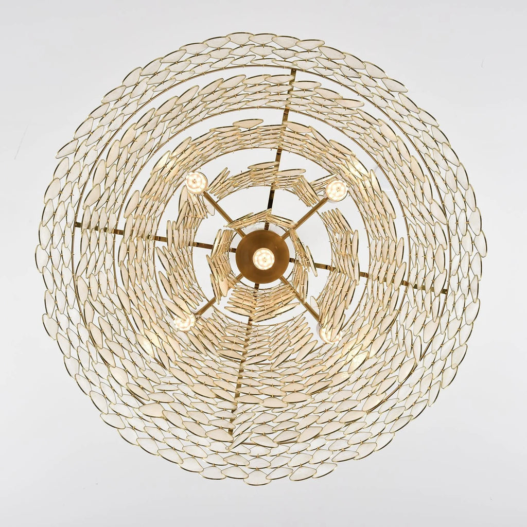 Teardrops Shell Chandelier