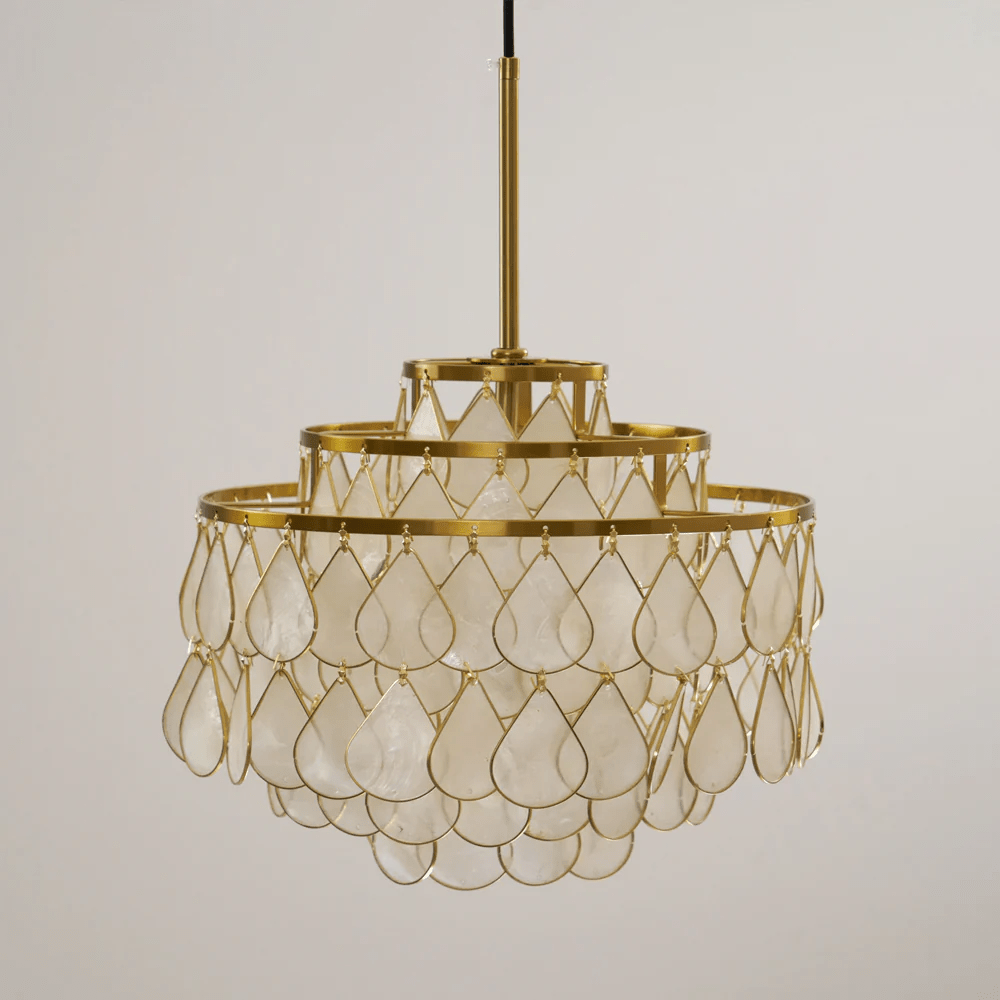 ∅ 22.4″ x H 16.5″ / Gold & White
