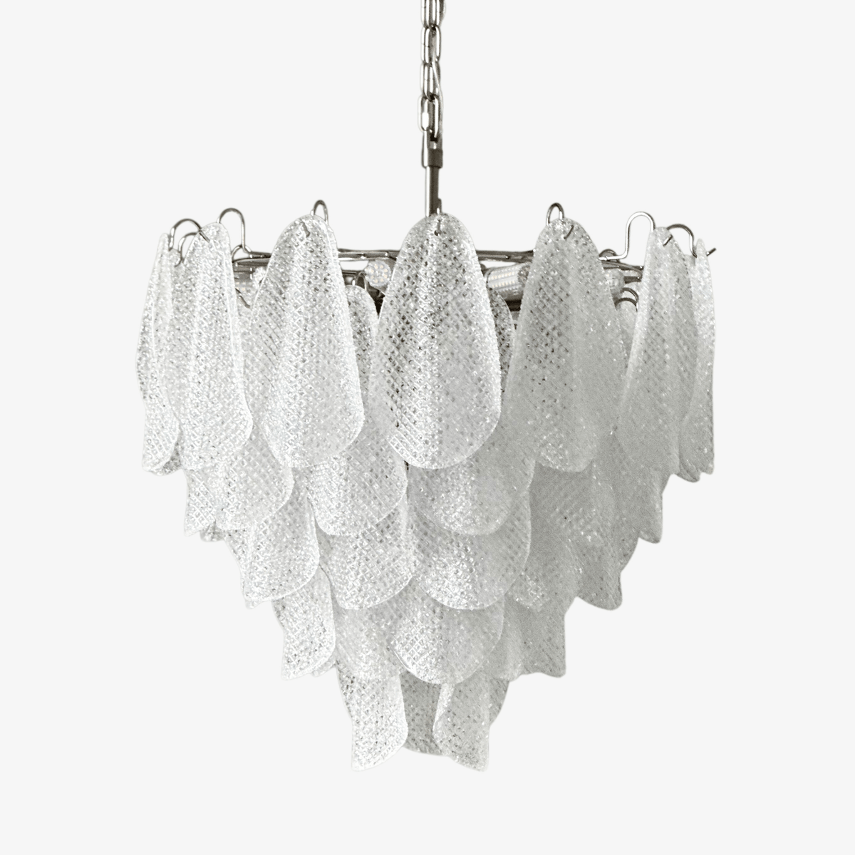 Glass Teardrop Chandelier