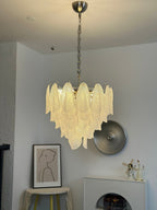 Glass Teardrop Chandelier