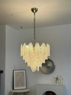 Glass Teardrop Chandelier