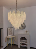 Glass Teardrop Chandelier