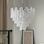 Glass Teardrop Chandelier