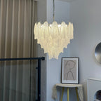 Glass Teardrop Chandelier