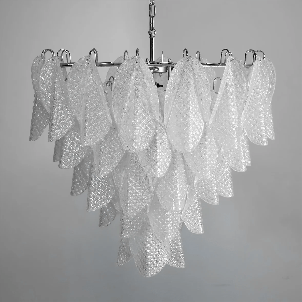 Glass Teardrop Chandelier