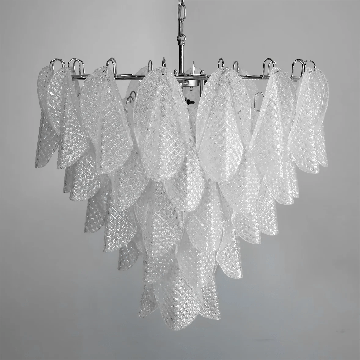 Glass Teardrop Chandelier