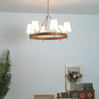 Arianna Leather Chandelier