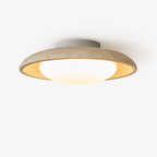 Lunara Yellow Travertine Ceiling Light