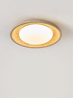 Lunara Yellow Travertine Ceiling Light