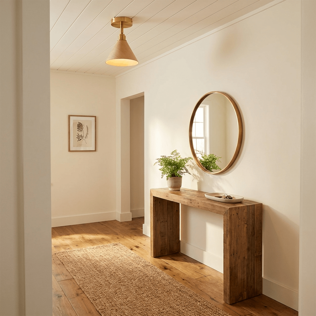 Cone Semi-Flush Ceiling Light