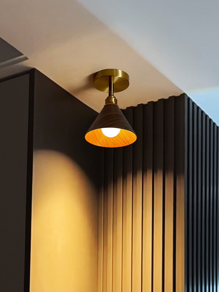 Cone Semi-Flush Ceiling Light