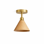 Cone Semi-Flush Ceiling Light
