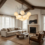 Celestara Alabaster Orb Chandelier