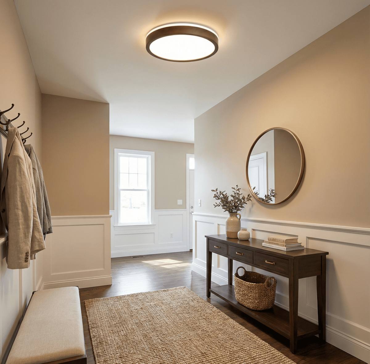 Alder Frame Ceiling Lamp