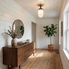 Sylvan Wood Rim Ceiling Lamp