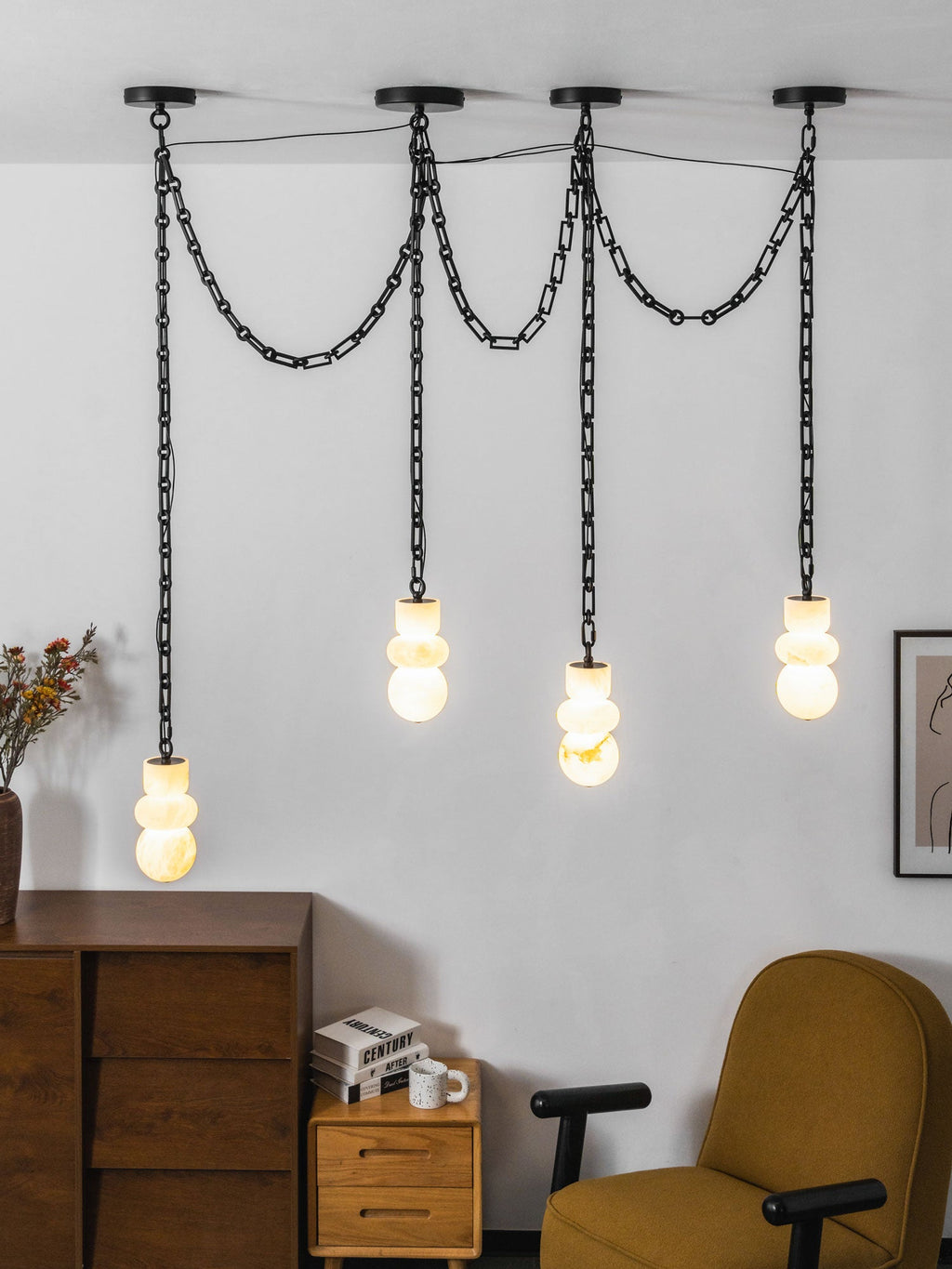 Orba Chain Chandelier