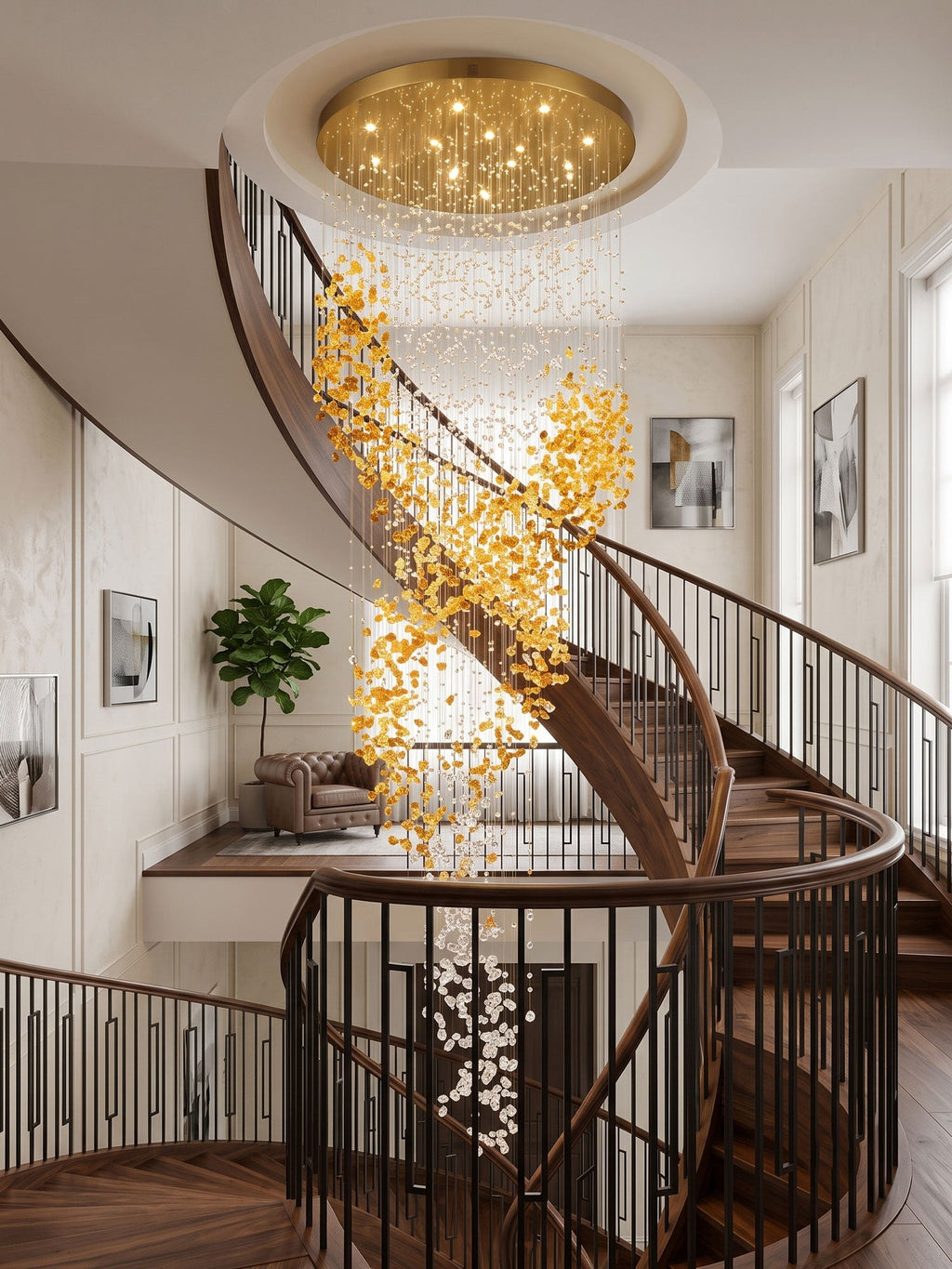 Aurum Cascade Chandelier