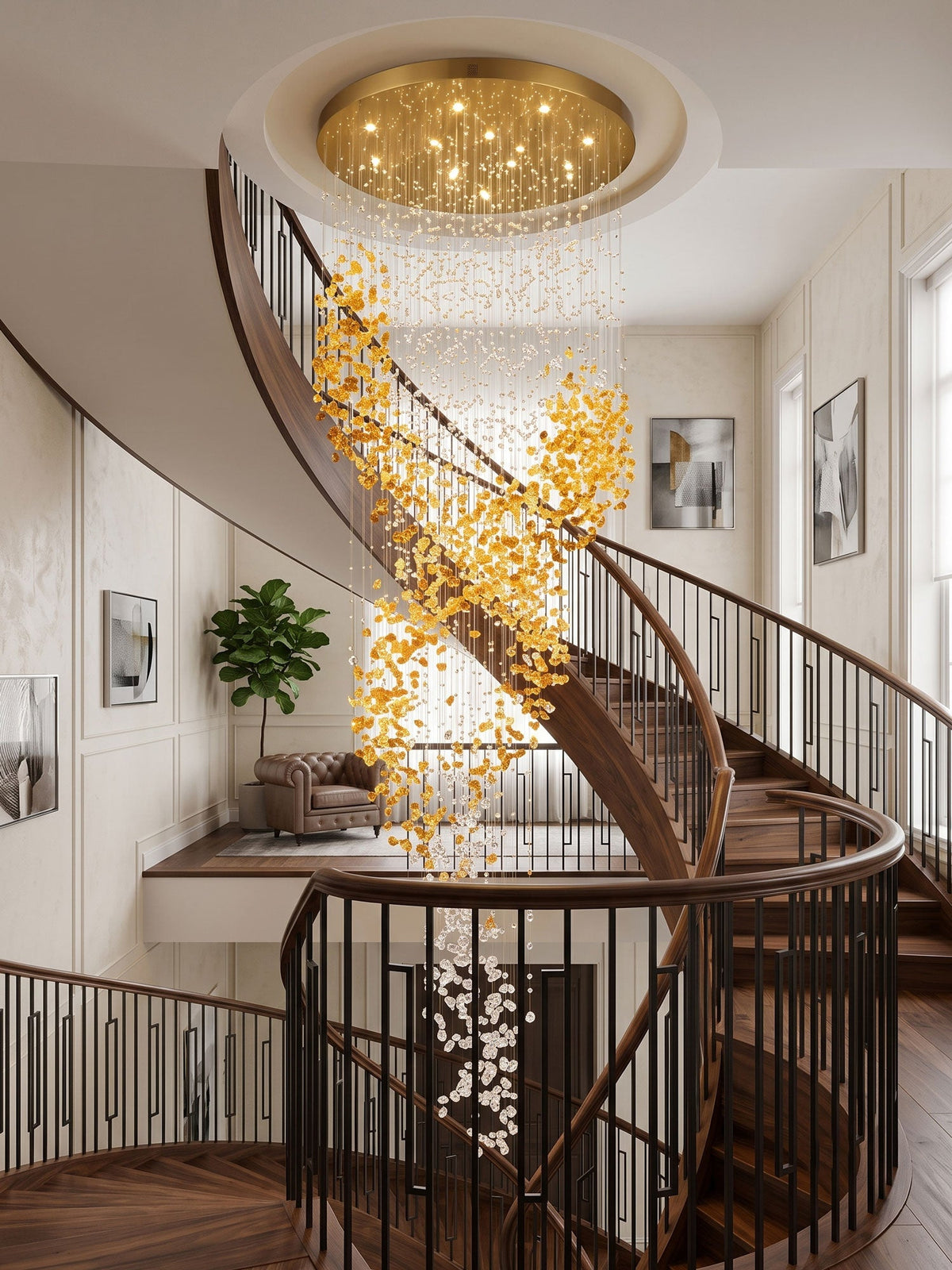 Aurum Cascade Chandelier