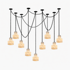 Multi-Tier Chain Drum Pendant Lamp