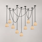 Multi-Tier Chain Drum Pendant Lamp