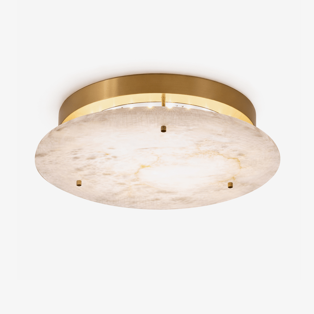 Alabaster Disc Ceiling Lamp
