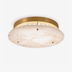 Alabaster Disc Ceiling Lamp