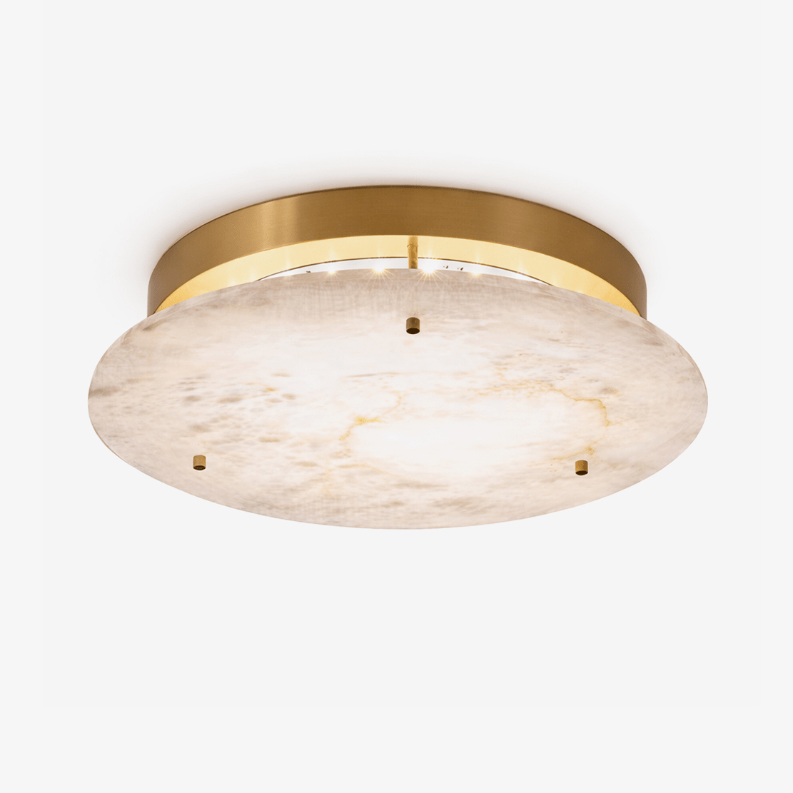 Alabaster Disc Ceiling Lamp