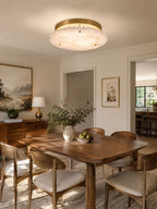 Alabaster Disc Ceiling Lamp