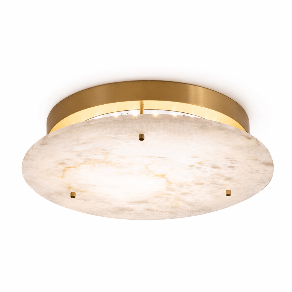 Alabaster Disc Ceiling Lamp