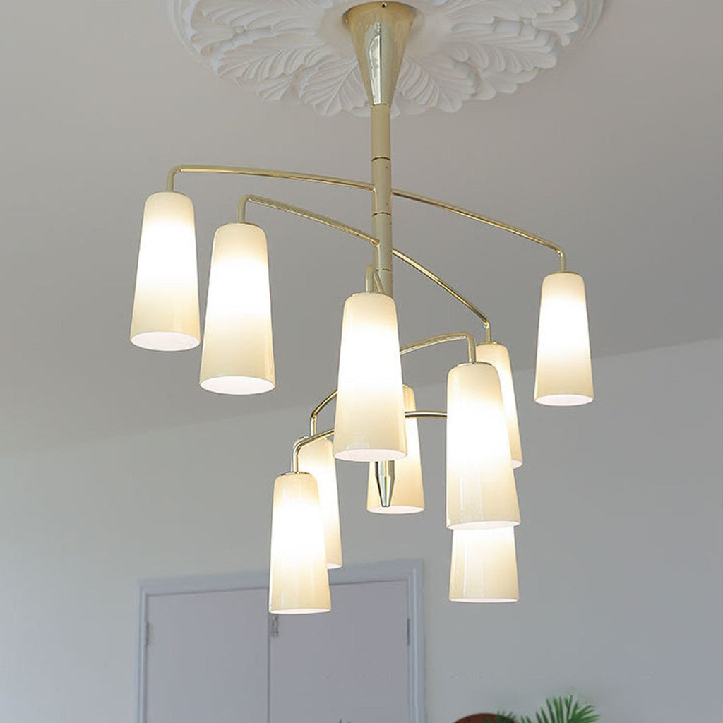Spiral Tiered Chandelier