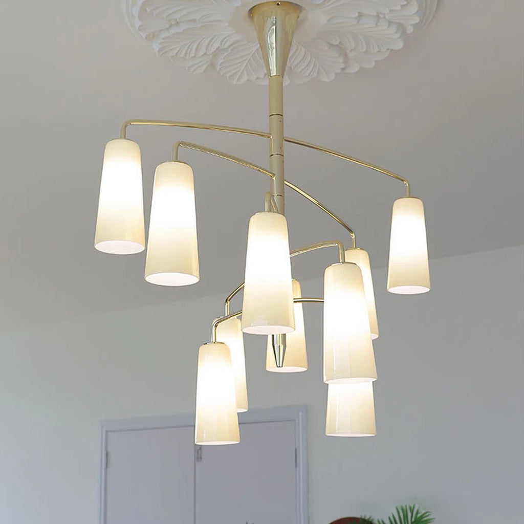 Spiral Tiered Chandelier
