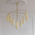 Spiral Tiered Chandelier