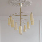 Spiral Tiered Chandelier
