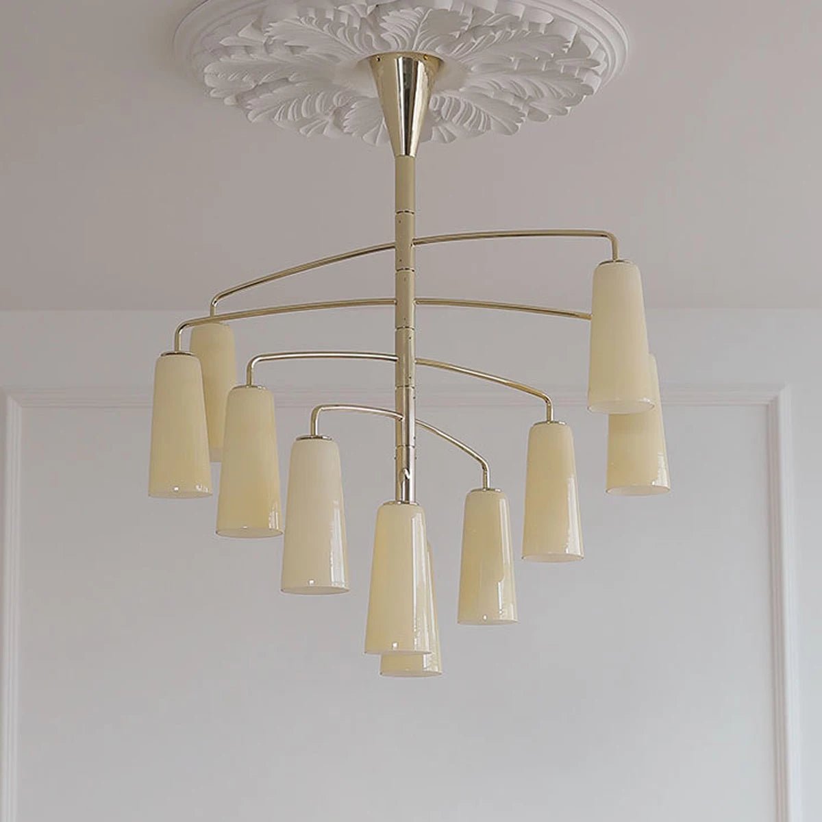Spiral Tiered Chandelier