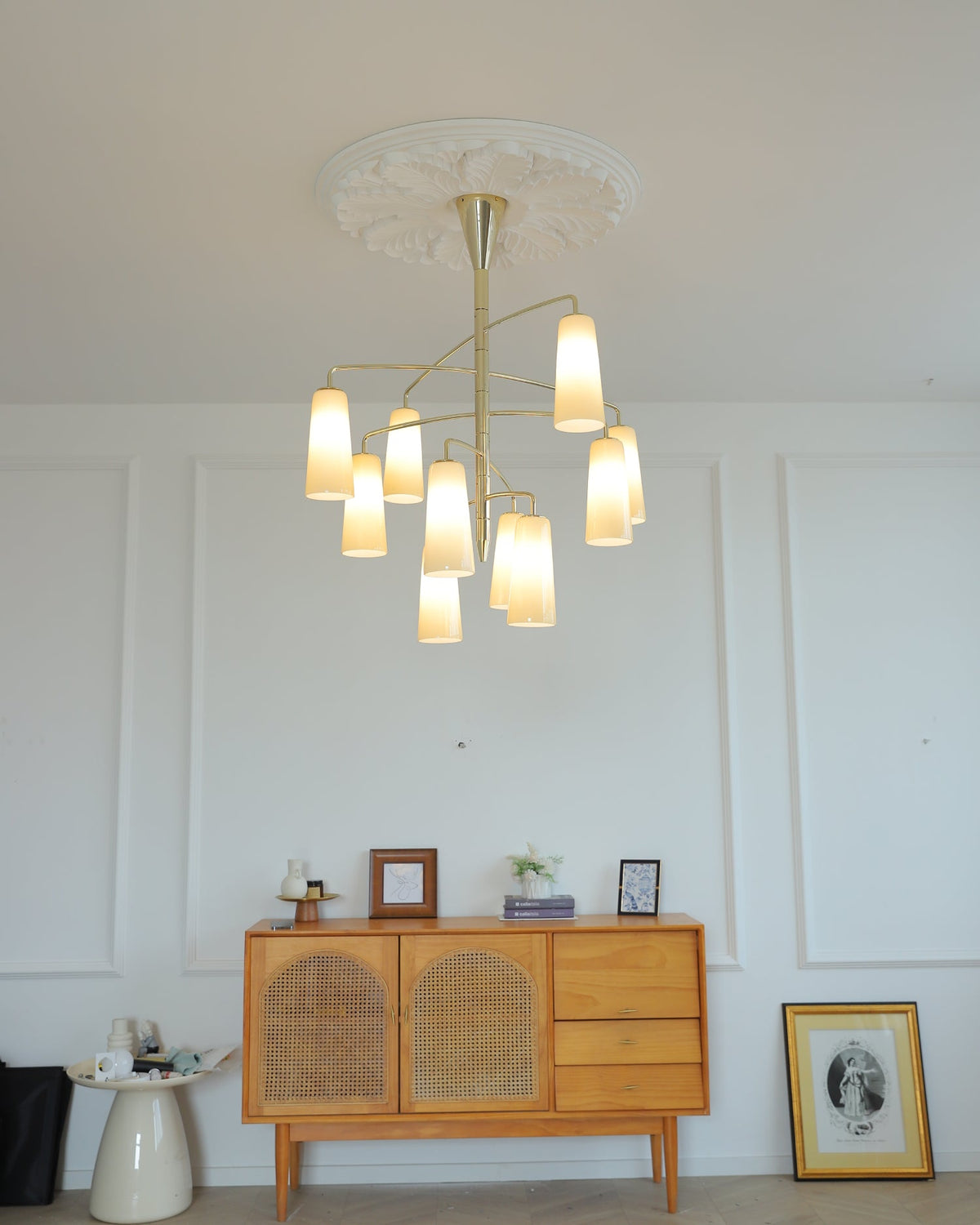 Spiral Tiered Chandelier