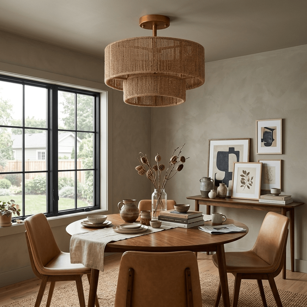 Jute Two Tier Semiflush