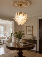 Murano Glass Leaf Chandelier
