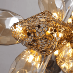Modern Art Glass Crystal Chandelier