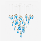 Ocean Drift Blown Glass Customize Chandelier