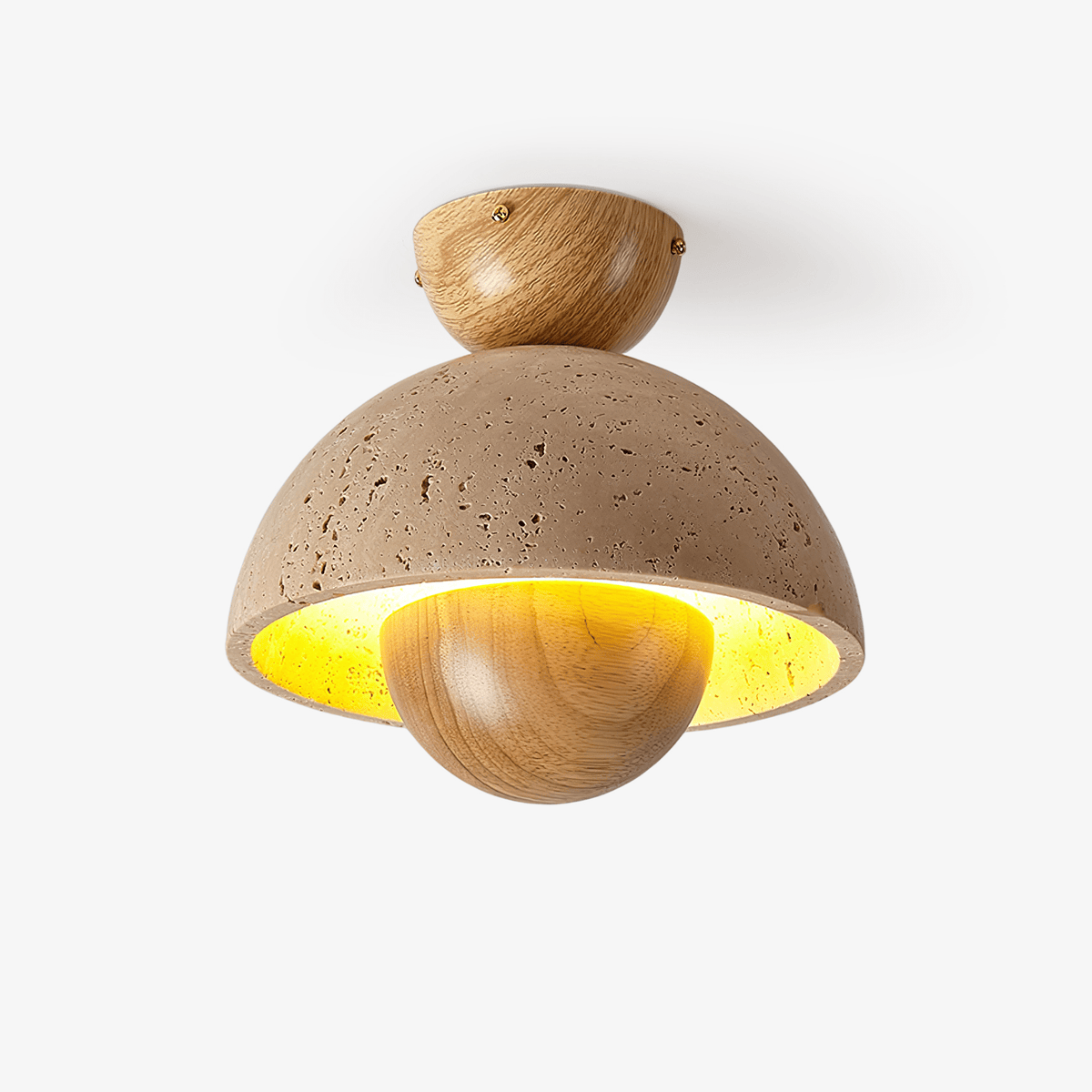 Nerio Travertine Ceiling Light