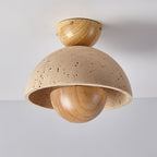 Nerio Travertine Ceiling Light