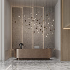 Cosmic Sphere Cascade Chandelier