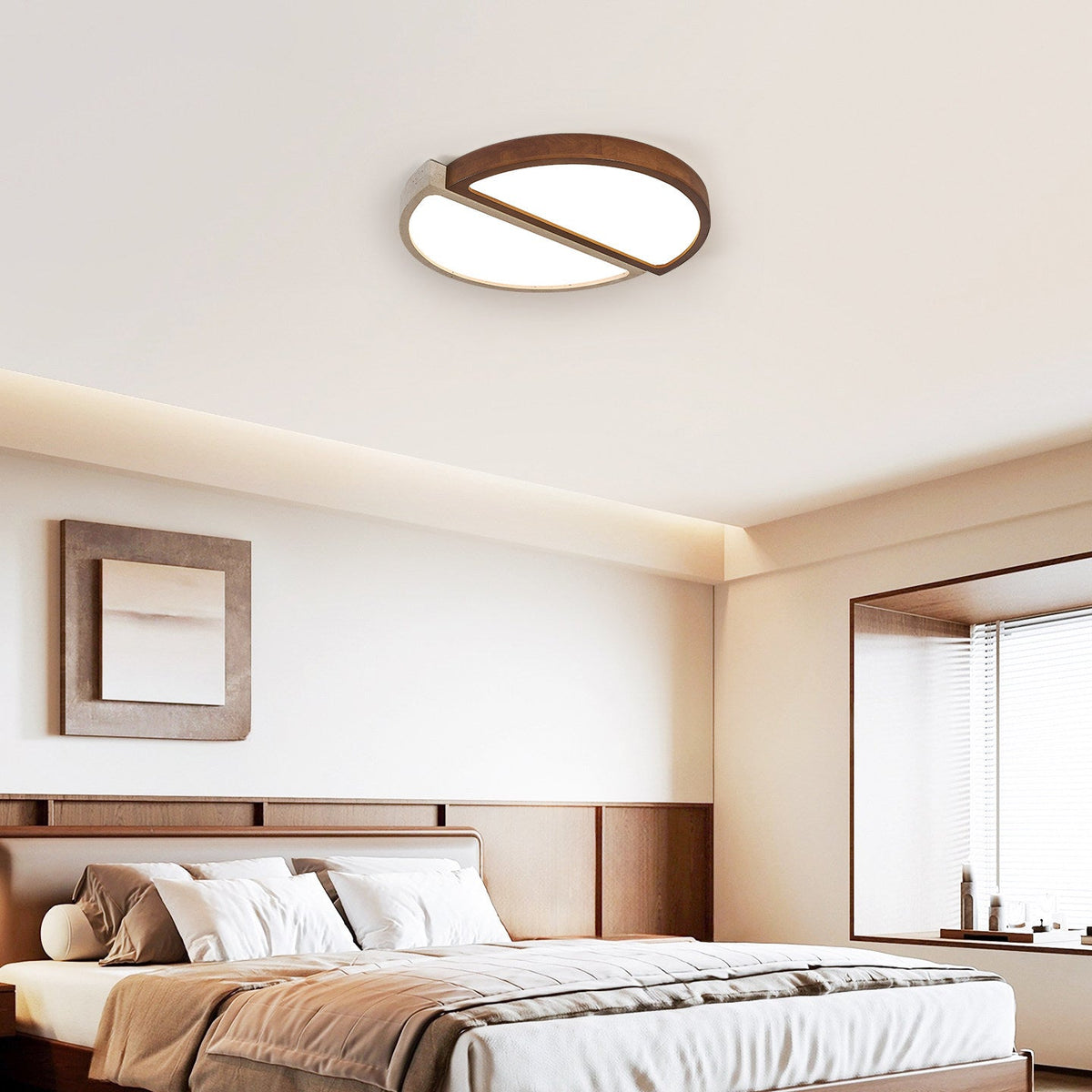 Zyren Travertine Ceiling Light