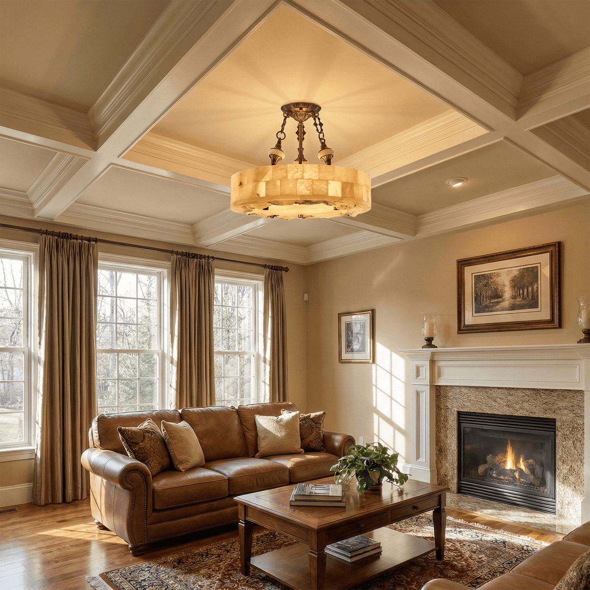 Aurevia Alabaster Chandelier