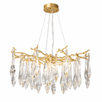 Sylvaris Crystal Branch Chandelier