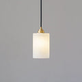Alabaster Cylinder Cluster Chandelier