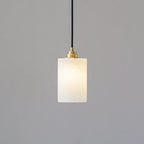 Alabaster Cylinder Cluster Chandelier